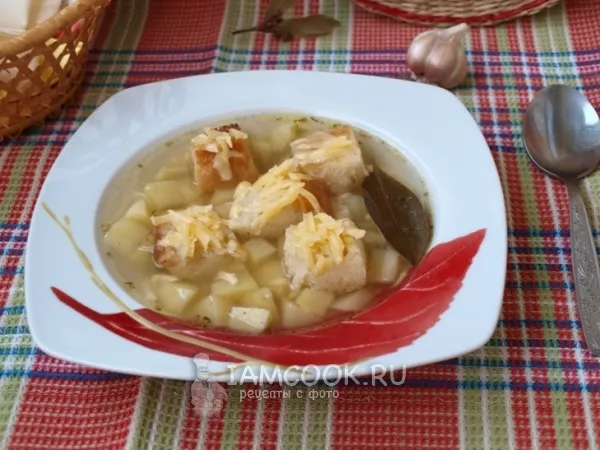 Фото блюда: Чешский чесночный суп