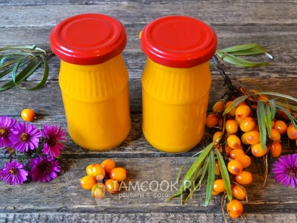 Фото блюда: Сок из облепихи на зиму через соковыжималку