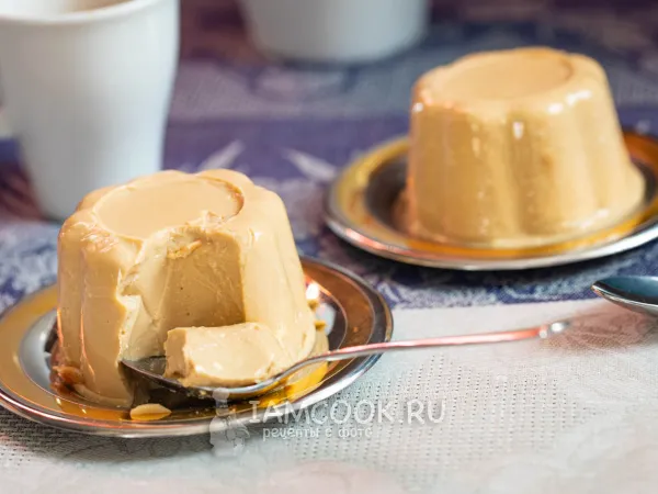 Фото блюда: Бланманже со сметаной