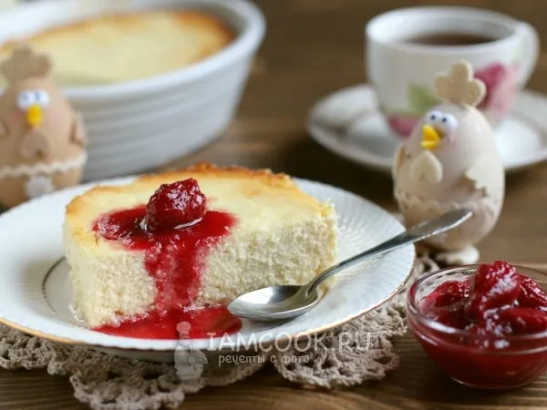 Фото блюда: Творожный пудинг как в детском саду