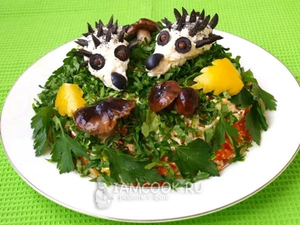 Фото блюда: Салат «Лесная поляна»