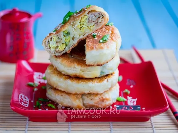 Фото блюда: Китайские пирожки «Шаобин»