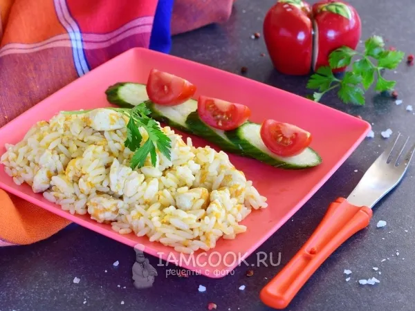 Фото блюда: Детский плов с курицей