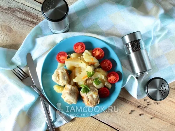 Фото блюда: Штрудли с курицей