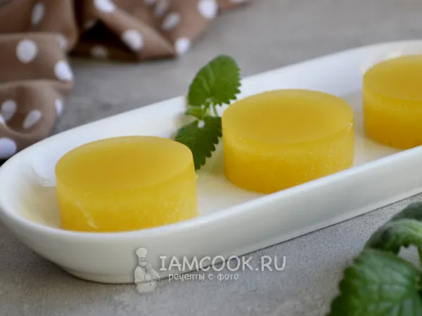 Фото блюда: Тыквенно-апельсиновое желе