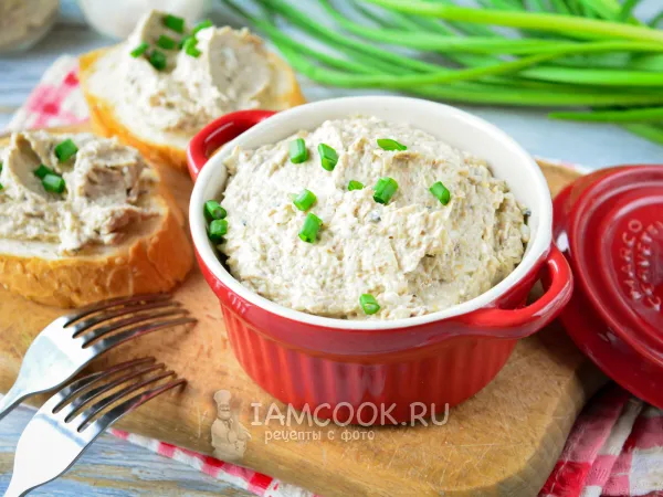 Фото блюда: Паштет из шпрот и плавленого сыра