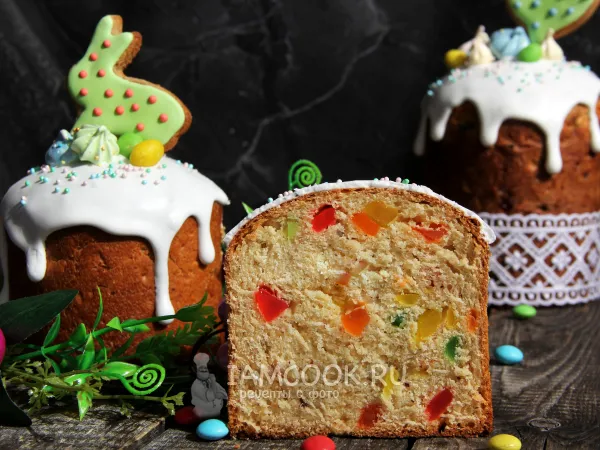 Фото блюда: Миндальный кулич