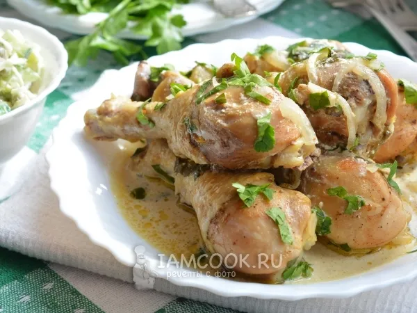 Фото блюда: Куриные голени в мультиварке