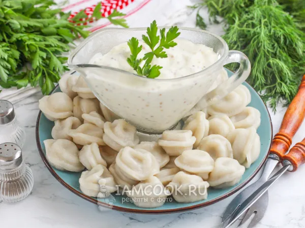 Фото блюда: Соус для пельменей из майонеза