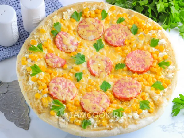 Фото блюда: Пицца «Мимоза»