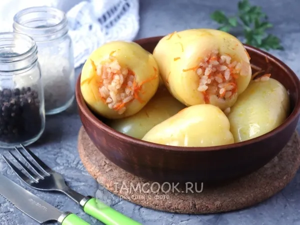 Фото блюда: Перец, фаршированный рисом