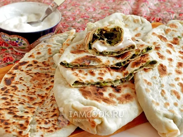 Фото блюда: Лепешки с зеленью по-кавказски