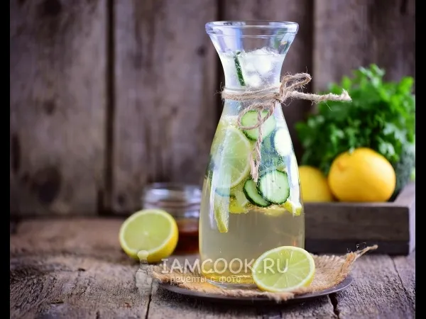 Фото блюда: Огуречный лимонад с лаймом