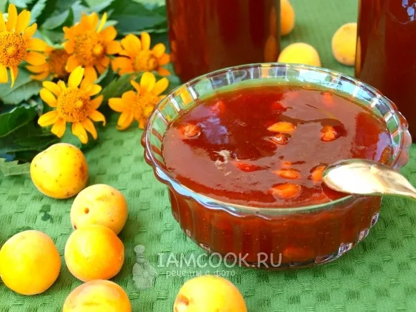 Фото блюда: Абрикосовый джем с ядрами