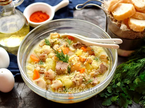 Фото блюда: Кулеш с салом и говядиной