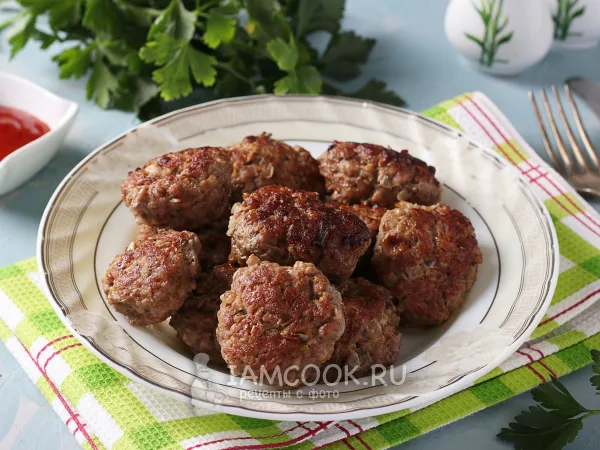 Фото блюда: Котлеты из фарша индейки и говядины