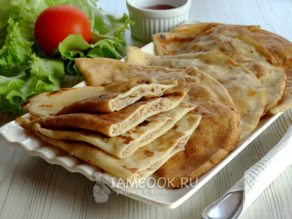 Фото блюда: Блинные чебуреки