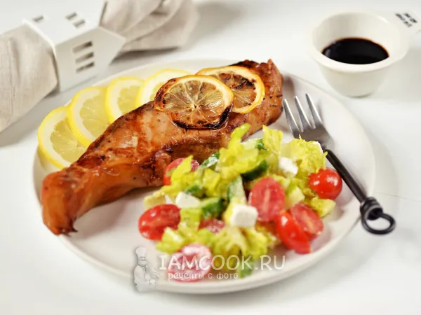 Фото блюда: Филе осетра в аэрогриле