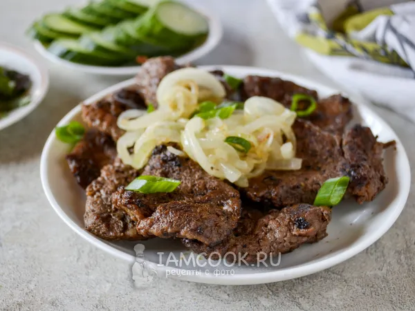Фото блюда: Бифштекс по-деревенски
