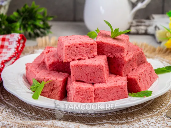 Фото блюда: Клубничные облака (десерт)