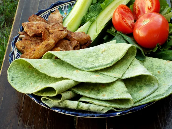 Фото блюда: Шпинатный лаваш