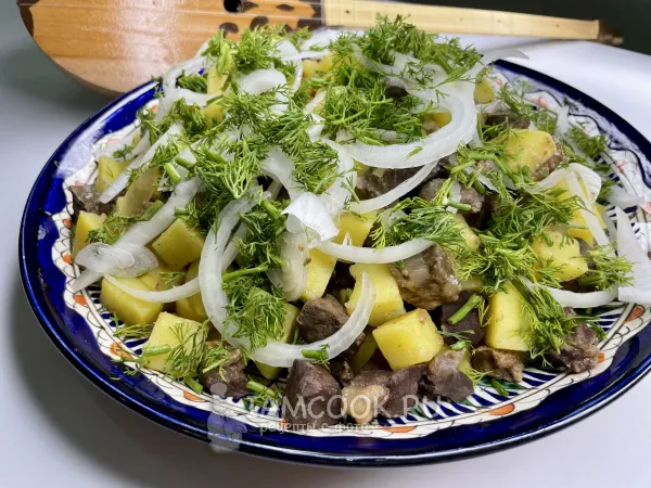 Фото блюда: Куырдак из конины