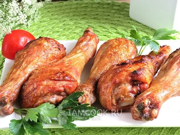 Фото блюда: Куриные голени на гриль-газе