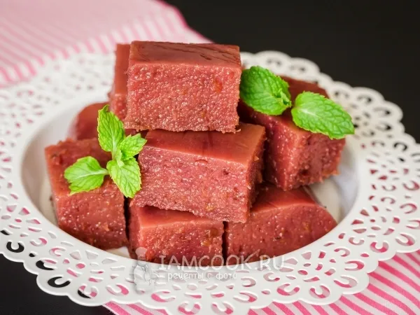 Фото блюда: Мармелад из сливы на агар-агаре