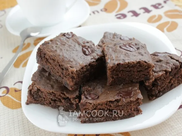 Фото блюда: Постный «Брауни»