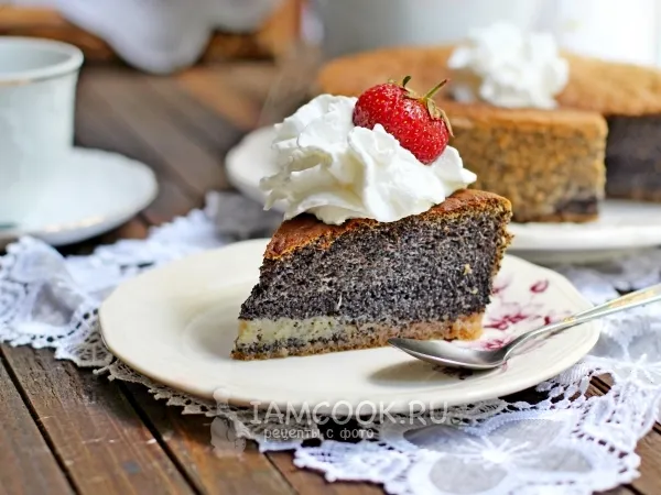 Фото блюда: Маковый пирог без муки