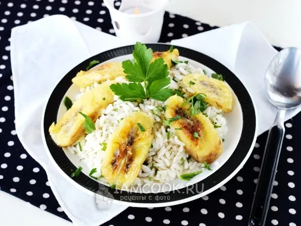 Фото блюда: Банановый рис