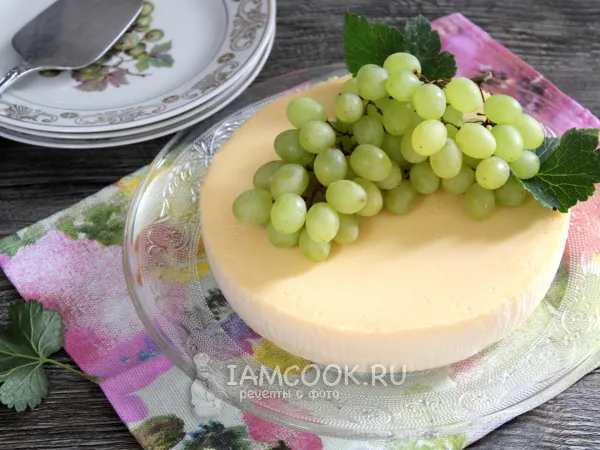 Фото блюда: Запеканка из рикотты без муки в мультиварке