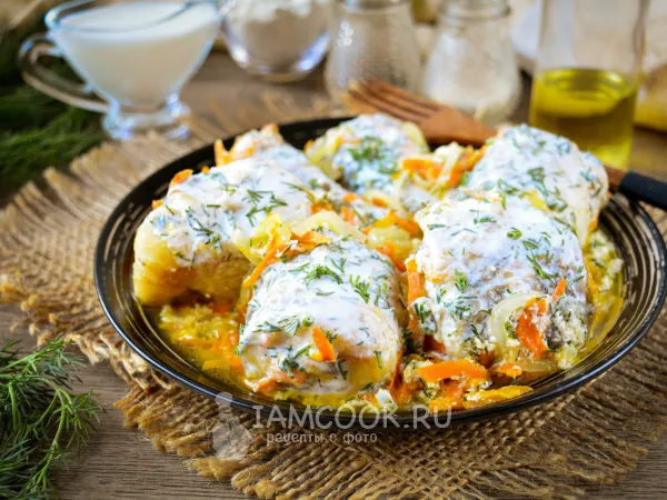 Фото блюда: Рыба в кефире на сковороде