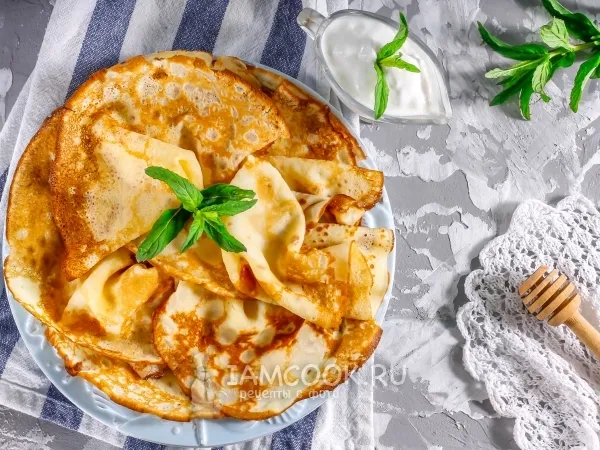 Фото блюда: Блины на пахте