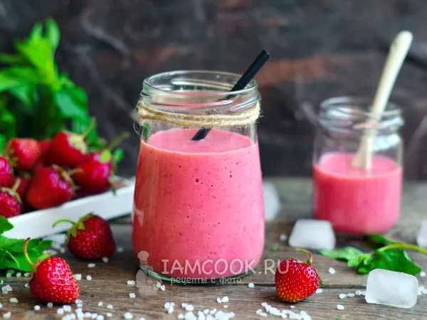 Фото блюда: Клубнично-яблочный смузи
