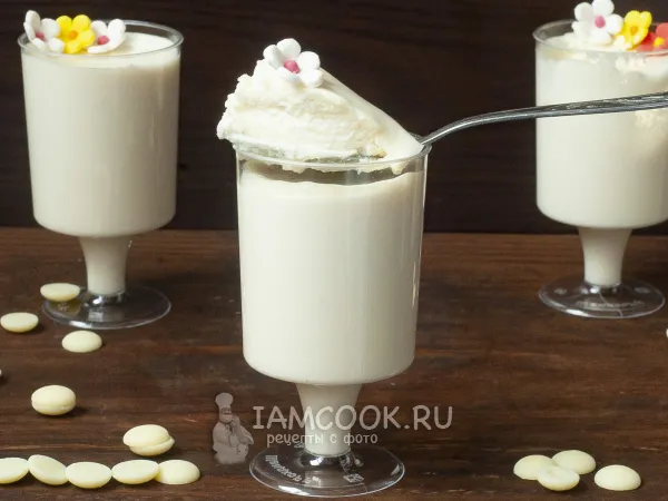 Фото блюда: Мусс из белого шоколада (сливочный)