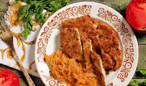 Фото блюда: Куриная грудка в сухарях