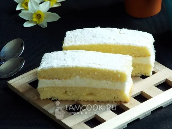 Фото блюда: Пирожное а-ля «Киндер Парадиз»