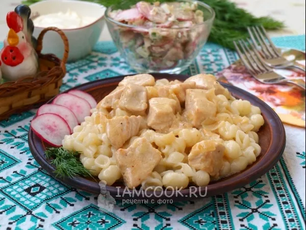 Фото блюда: Индейка тушеная в сметане