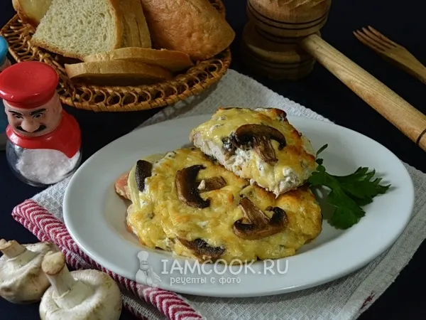 Фото блюда: Мясо по-французски без майонеза (из куриного филе)