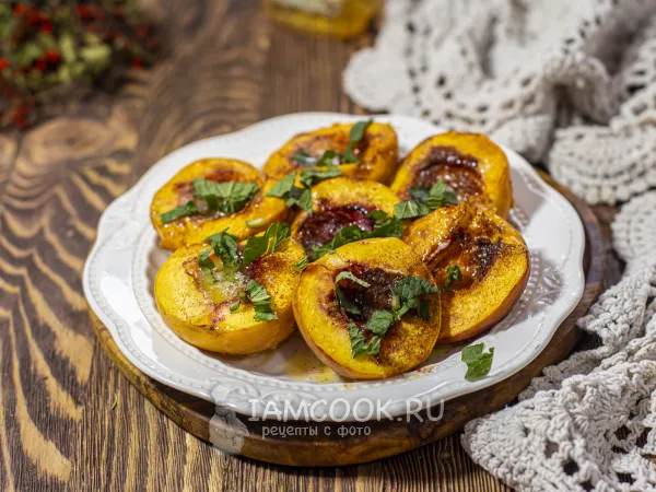 Фото блюда: Персики в аэрогриле