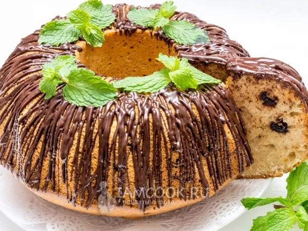 Фото блюда: Кокосовый кекс с вяленой черникой