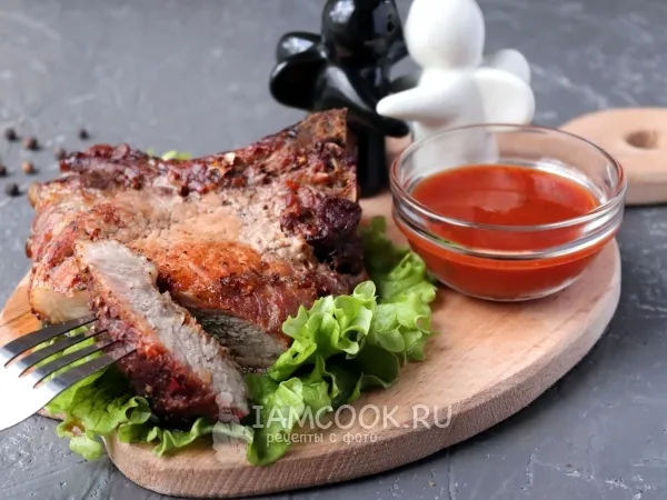 Фото блюда: Отбивные из свинины на косточке