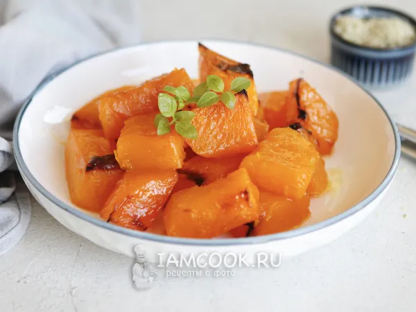 Фото блюда: Тыква с медом в аэрогриле