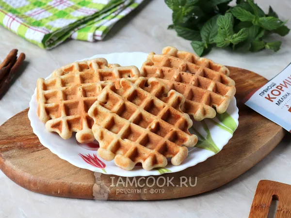 Фото блюда: Вафли с корицей
