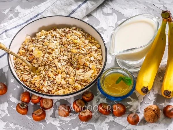 Фото блюда: Мюсли с орехами