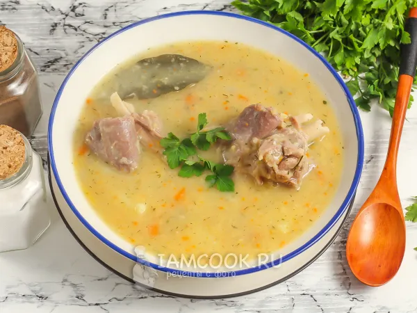 Фото блюда: Гороховый суп с бараниной