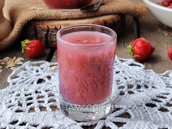 Фото блюда: Овсяный кисель с ягодами