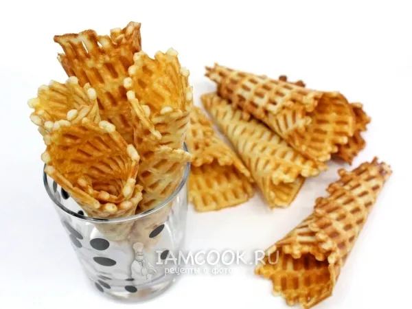 Фото блюда: Вафельные трубочки