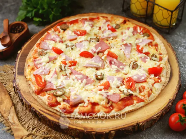 Фото блюда: Пицца на пите